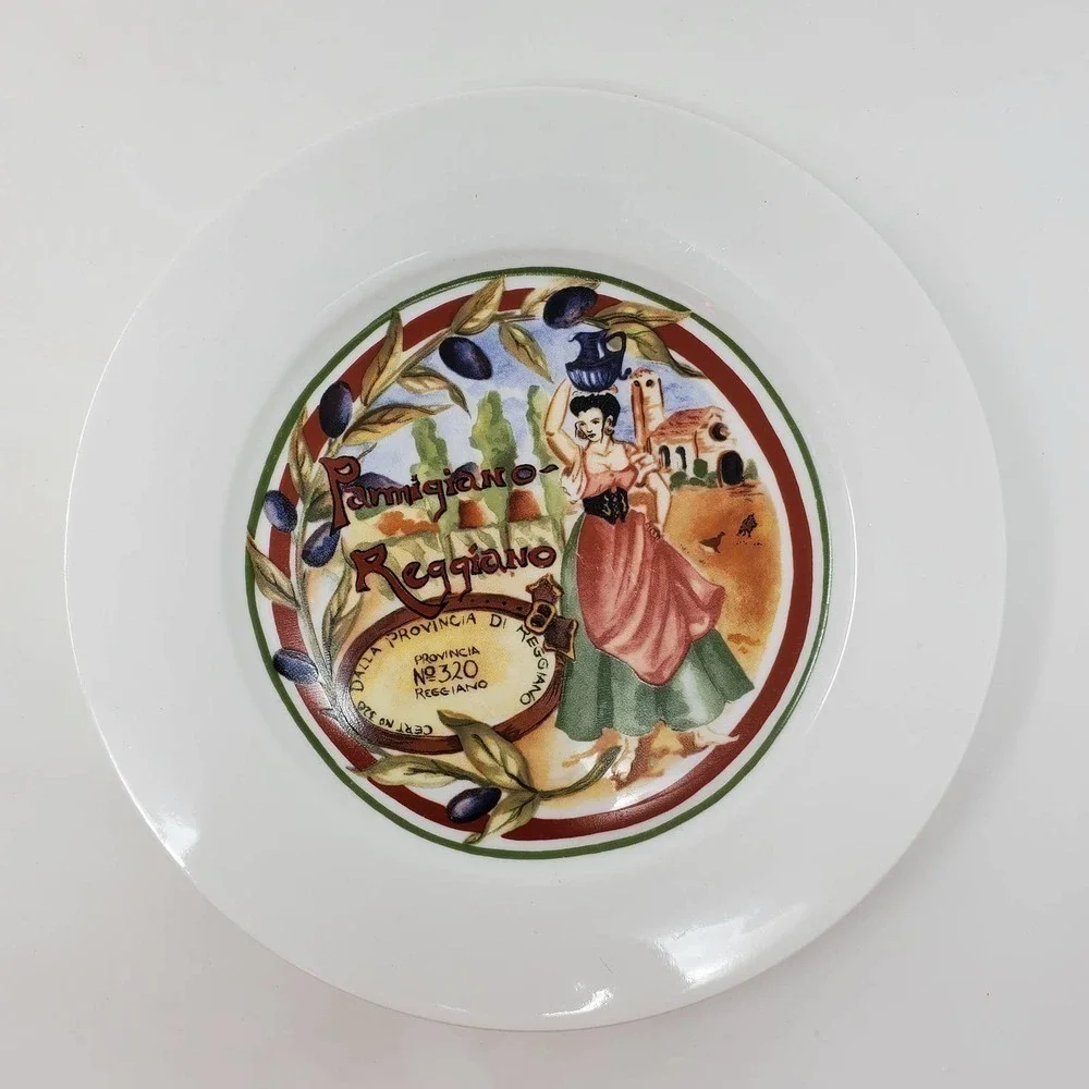 Restoration Hardware Ceramic Dessert 4 Plates Set